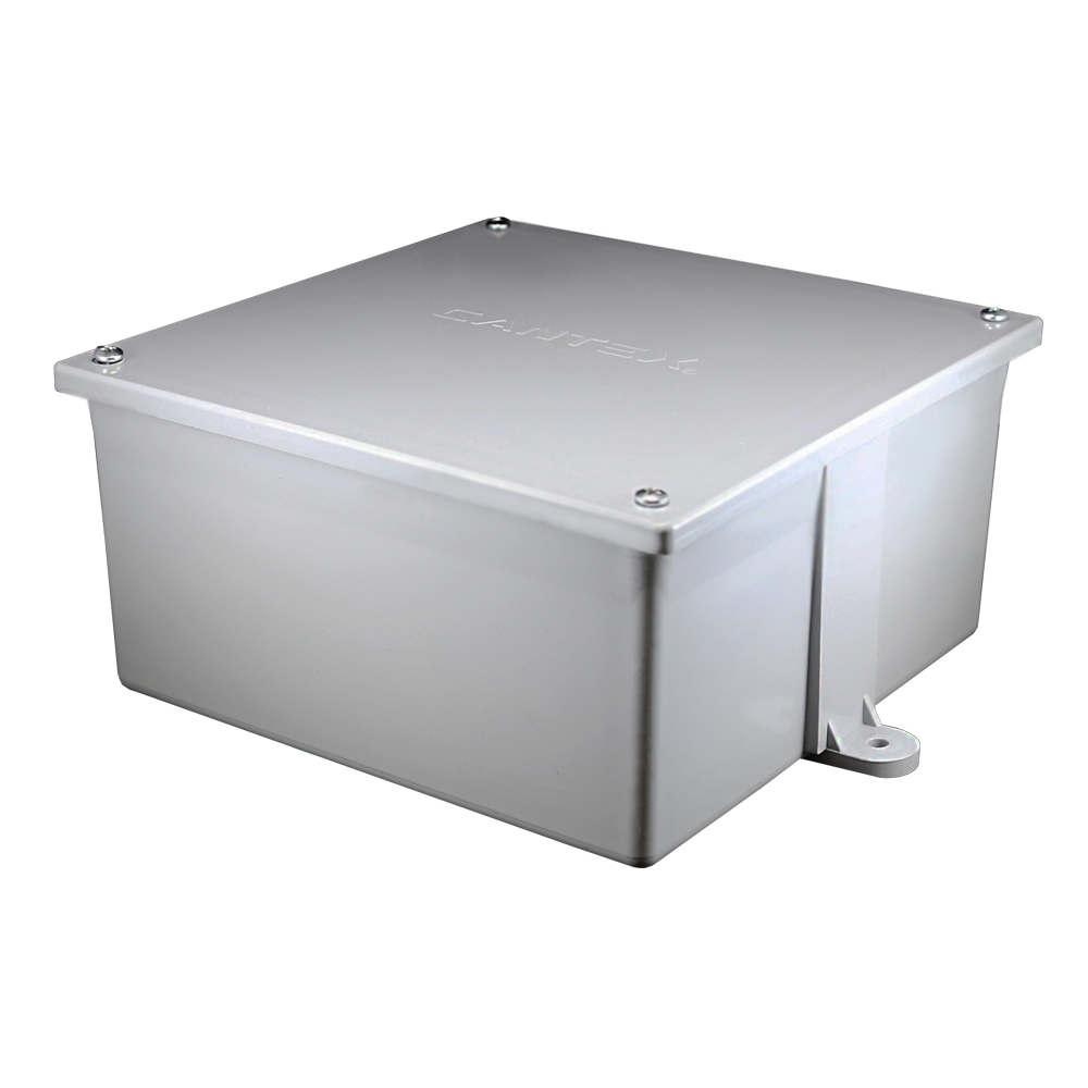 Molded Junction Box, 8 x 8 x 7 in, 433 cu-in Capacity, For Use