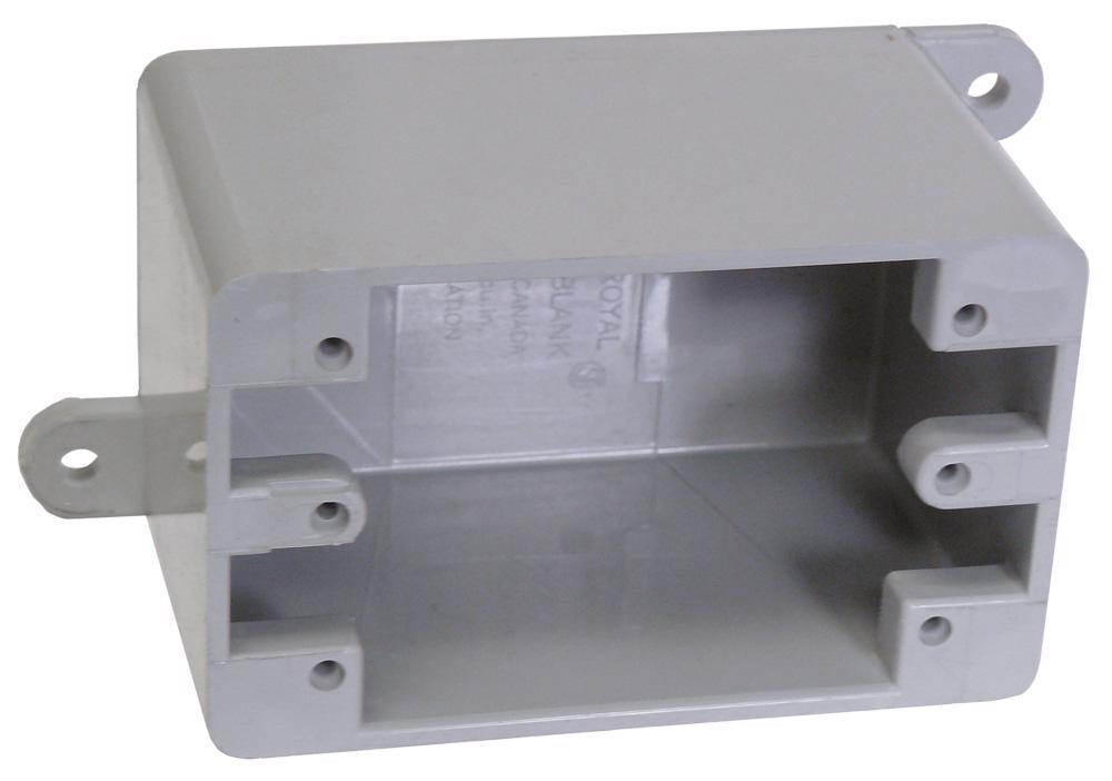 Cantex 5133420 1 Gang, Blank Deep, FD Weatherproof Box, PVC | Mars