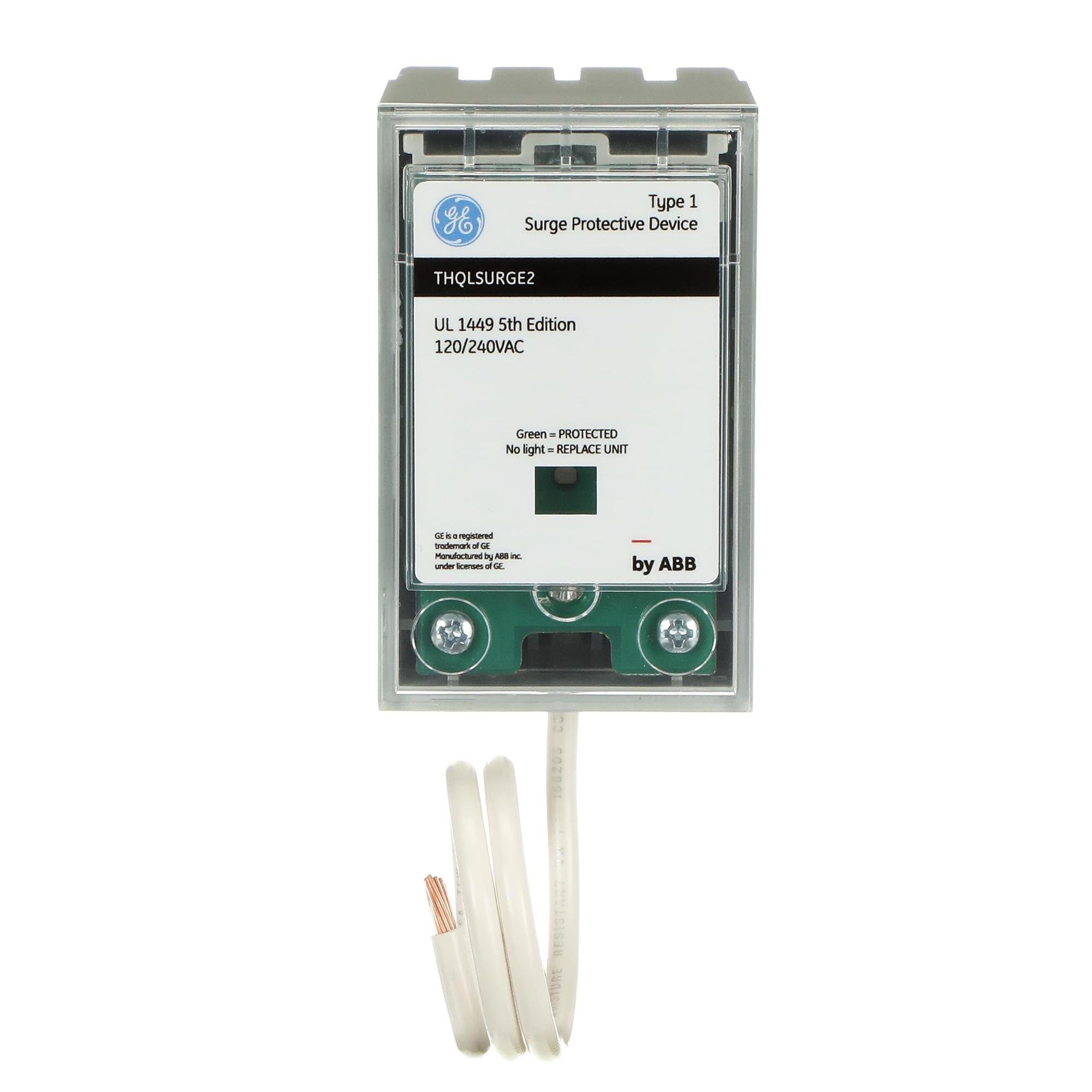 GE THQLSURGE2 Surge Protective Device, 120, 240 VAC, 50 to GE THQLSURGE2 Surge Protective Device, 120, 240 VAC, 50 to
