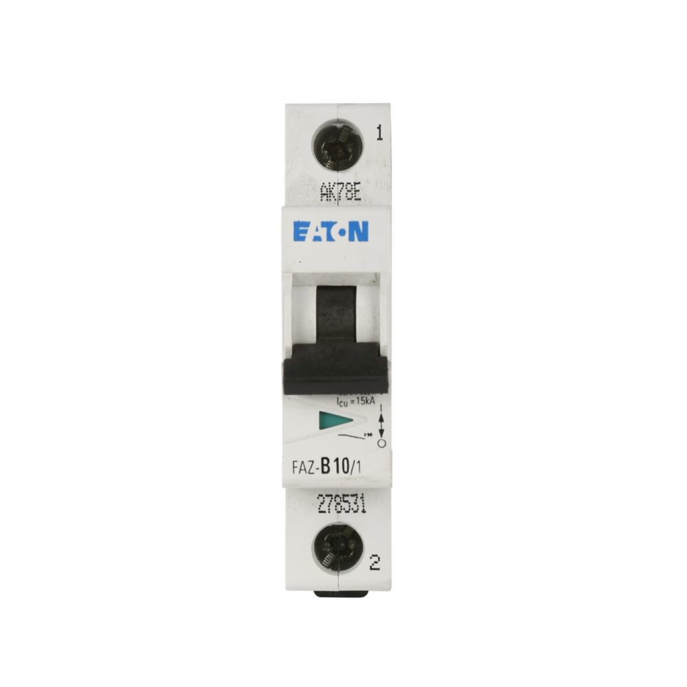 Eaton FAZ-C10/1-NA-SP FAZ, 1 Pole, 10 Amp, Mini Circuit Breaker