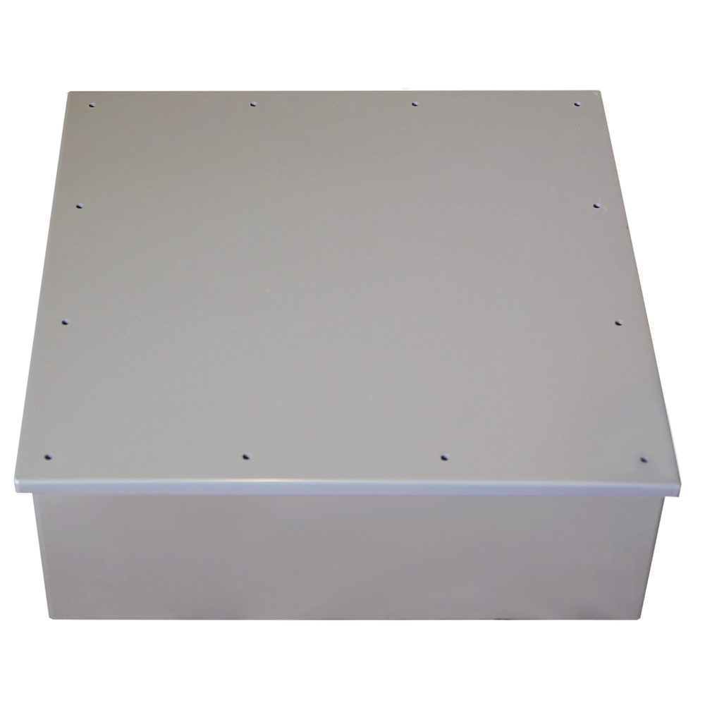 CANTEX 5133166 Fabricated Non-Metallic Junction Box, 24 x 24 x 8