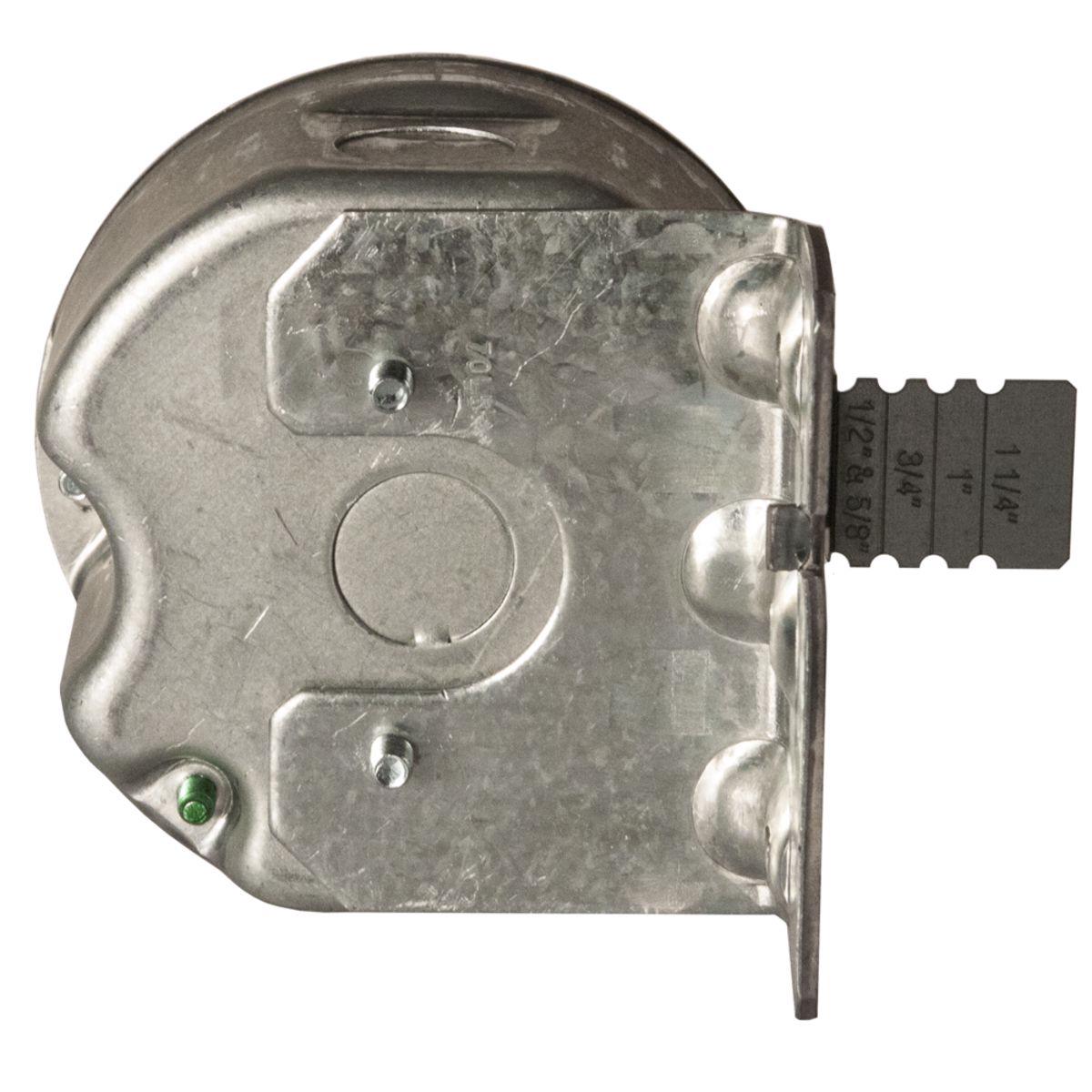 4IN Round Ceiling Box, 2-1/8IN Deep, 1/2IN KO, New and Old