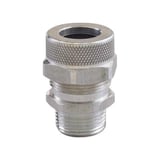 Straight aluminum cord grip cable gland without strain relief mesh