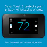 B sensi touch 2 smart thermostat protects your privacy while saving energy