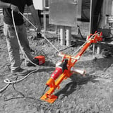 Cannon 6 K wire puller C6 K on a jobsite