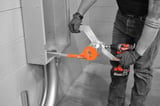 C1 K wire puller over edge of panel 2