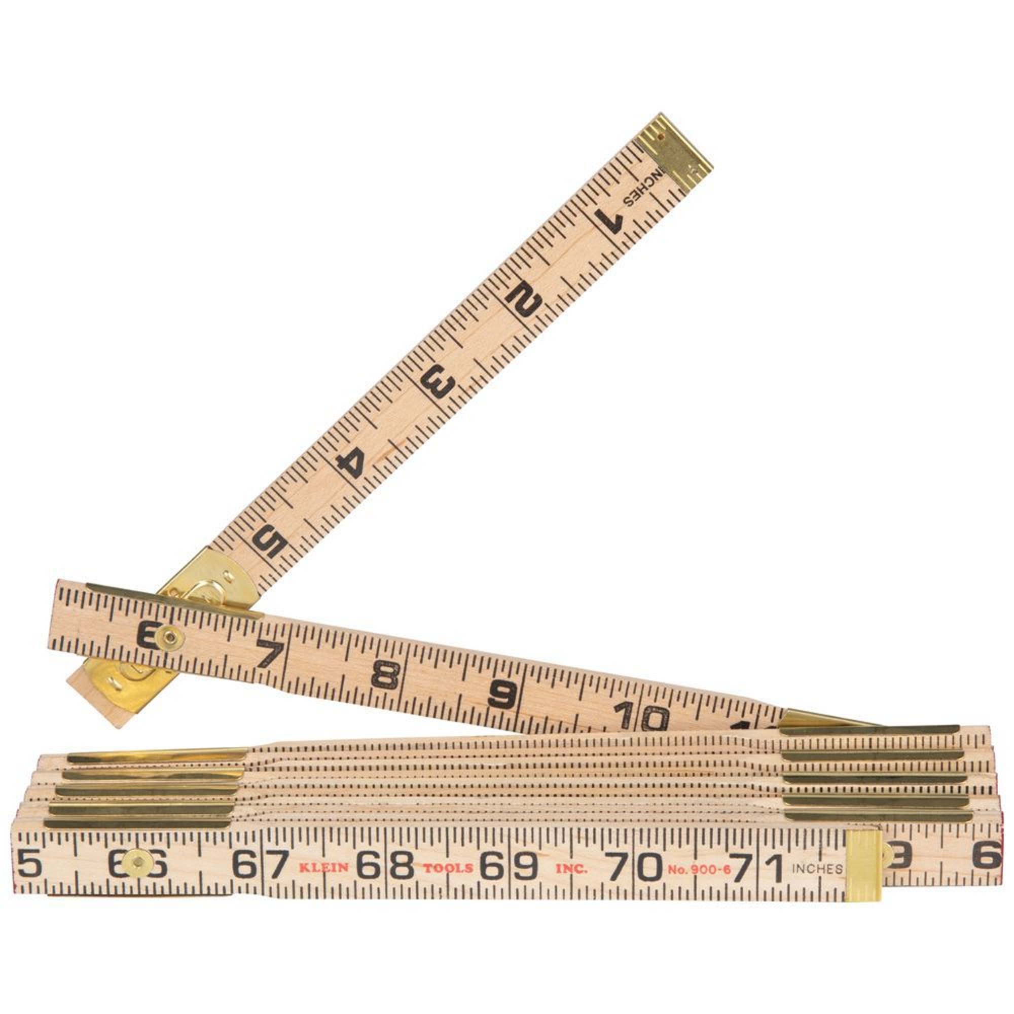 Universal Flat Wood Ruler Standard/Metric 6 59024
