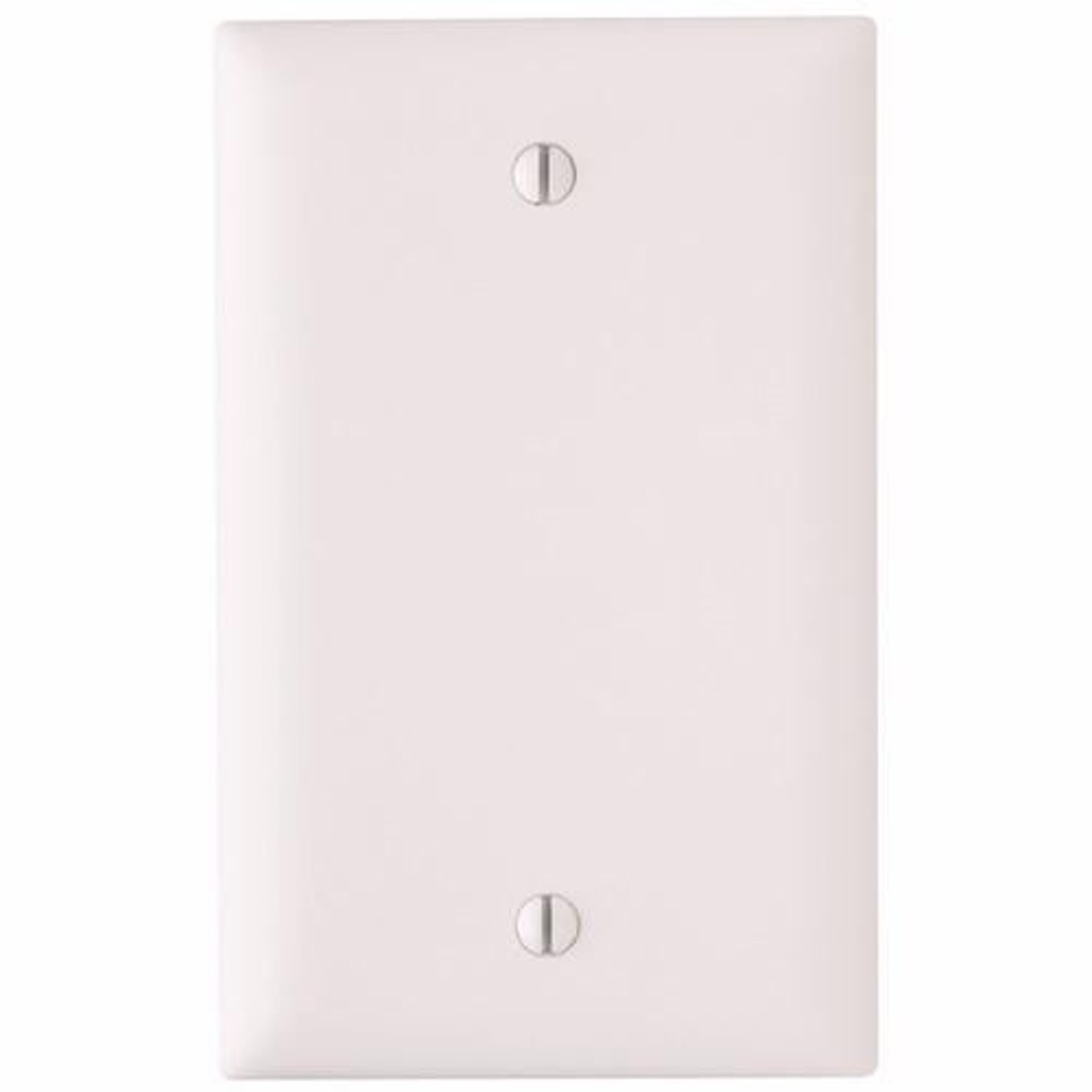 TG Screwless Blank Wall Plate, Child Safe Device Outlet 1 Gang, White