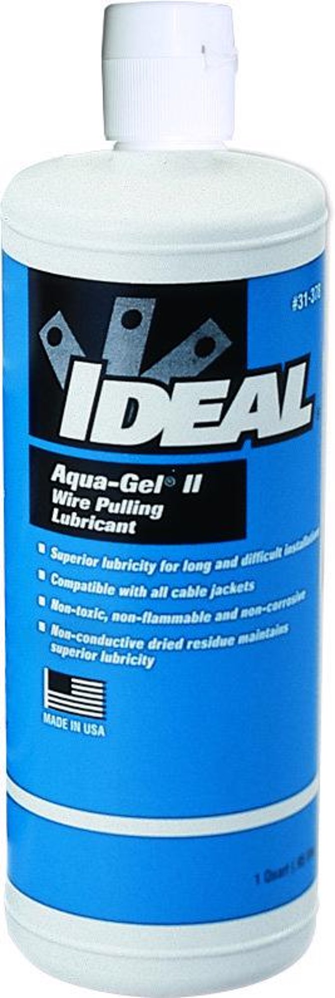 Ideal 31-378 Aqua-Gel II Wire Pulling Lubricant, 1 Quart Squeeze Bottle |  Mars Electric