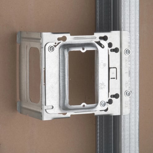 Caddy C6 4 Inch Square Electrical Box Bracket