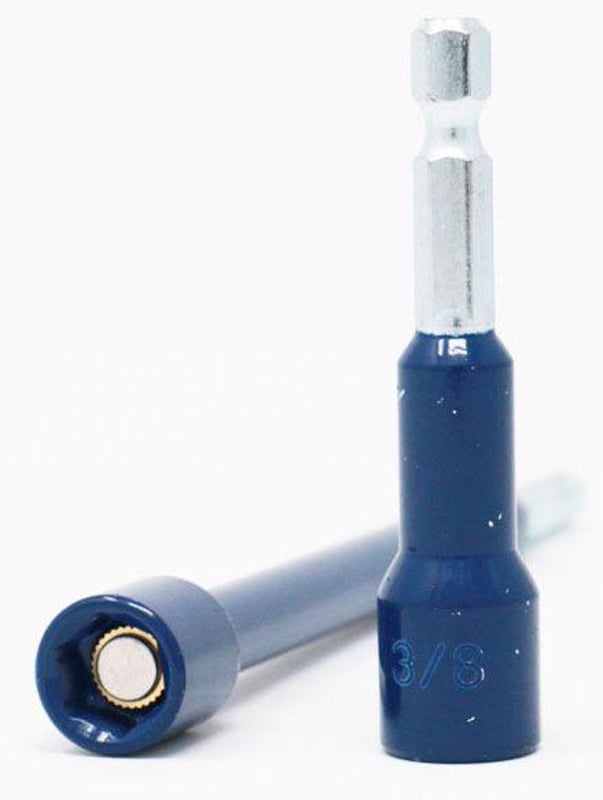 Rack-A-Tiers 70761BLP1 Screwdriver Bit, 3/8 in Hex Point, 6 in OAL ...