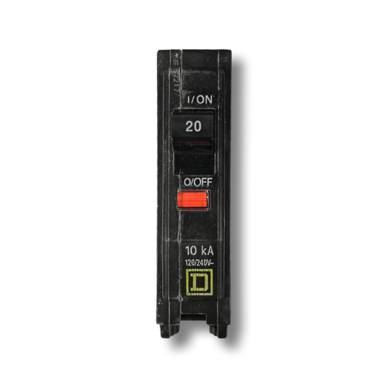 thumbnail image 2 of Square D KQ MCB 20 Amp Type C Single Pole 20A Circuit Breaker C20 KQ10C120 - Willrose Electrical - Discontinued & Obsolete Circuit Breakers 2 of 14