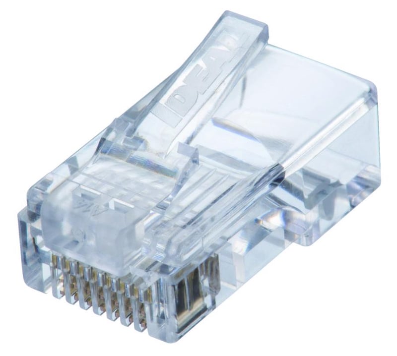IDEAL 85-371 CAT5E FEED-THRU RJ-45MODULAR PLUGS - 50/PACK | Mars Electric