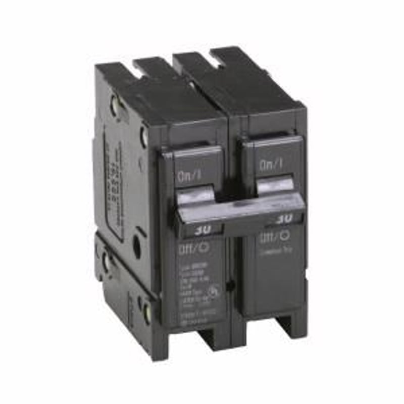 Eaton BR230 BR, 2 Pole, 30 Amp, Plug-On Circuit Breaker, 120/240 Volt ...