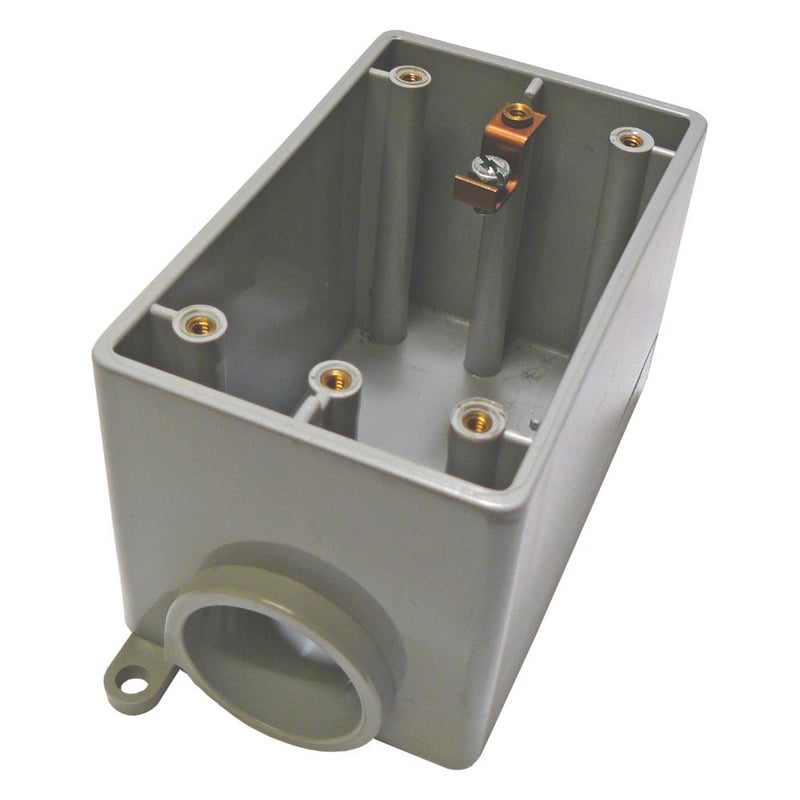 Cantex 5133302 1IN, 1 Gang, Deep, FDC Weatherproof Box, PVC | Mars Electric