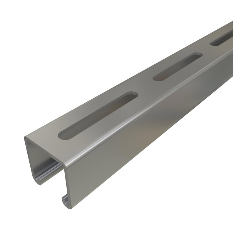 1 5/8IN Deep Slotted Galvanized Strut 10Ft | Mars Electric