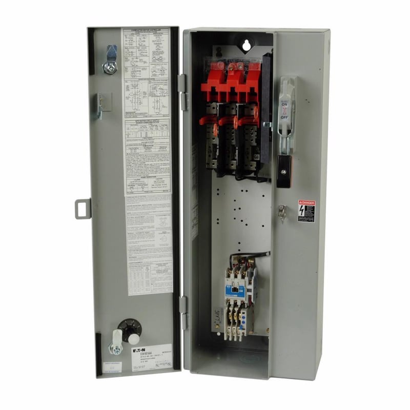 Eaton ECN1601AAB-R63/C Combination Motor Starter, NEMA 1, FVNR, Size 0 ...