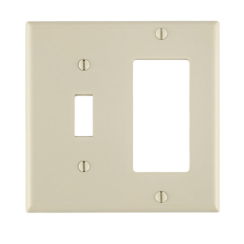 TPLVB - Toma Doble Proteg GFCI 15A Blanco Con Placa 7599W Decora Leviton