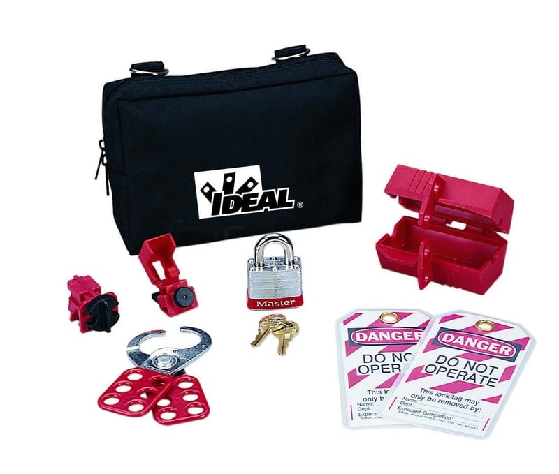 IDEAL 44-973 Starter Lockout/Tagout Kit, 8 Pieces | Mars Electric