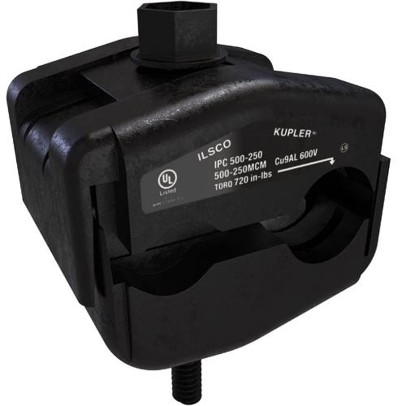 ILSCO IPC-500-250 Insulation Piercing Copper Connector, Dual Rated ...