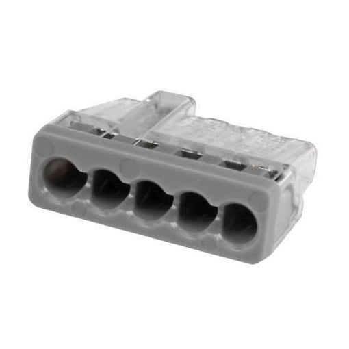 Connecteurs Push-In Ideal 30-1033 - 3 Ports, 12-20 AWG - Lot De 100 - Orange