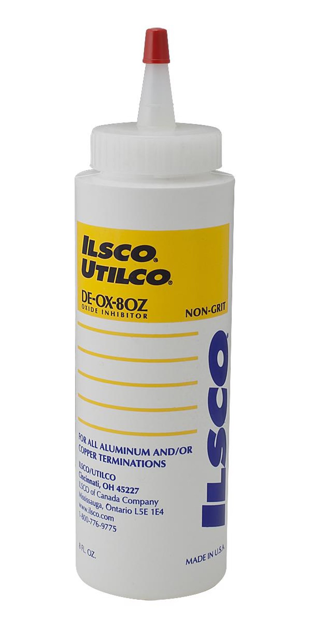 ILSCO DE-OX-8OZ Oxide Inhibitor, Petroleum Base, 8 Oz Bottle