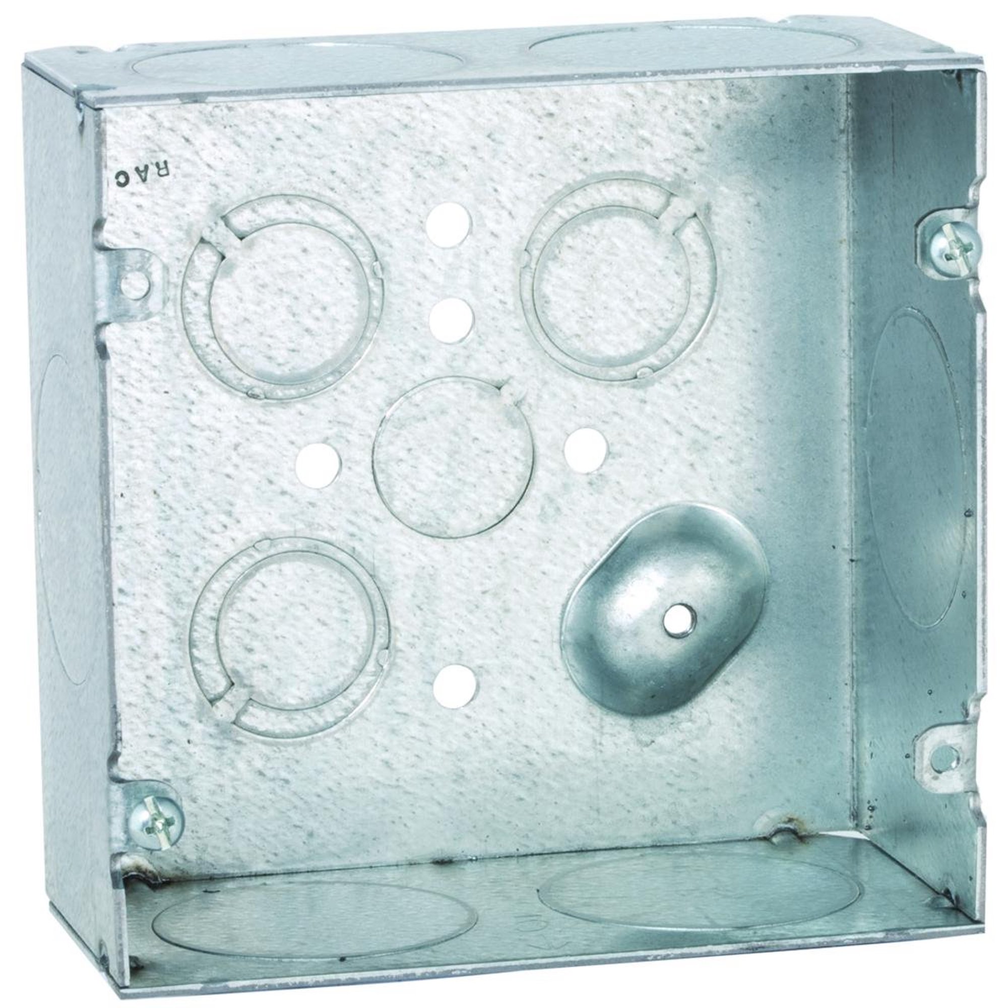 4-11/16 Square Box, 2-1/8IN Deep, 1-1/4IN KO's | Mars Electric