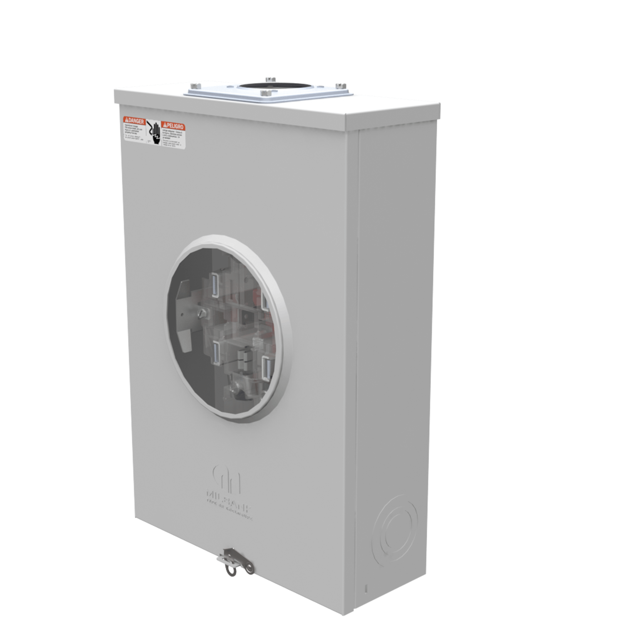 Milbank U9551-RRL 200 Amp Ringless Meter Socket, 5 Terminal, Open