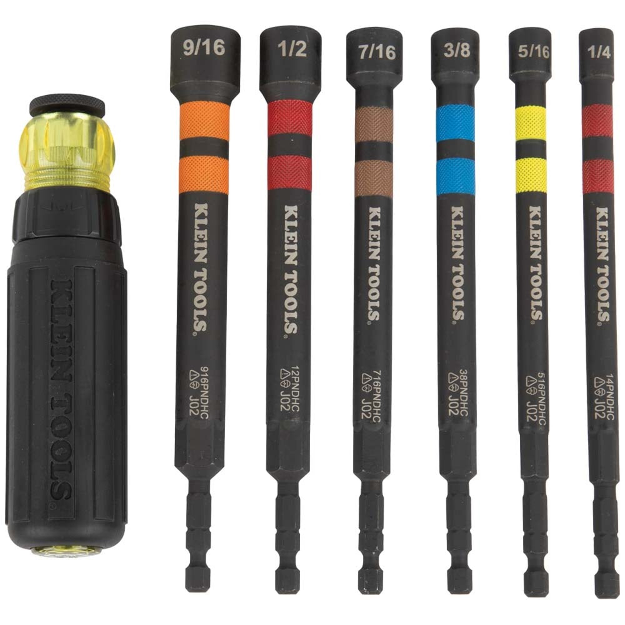 Klein 32950 Hollow Magnetic Color-Coded Ratcheting Power Nut