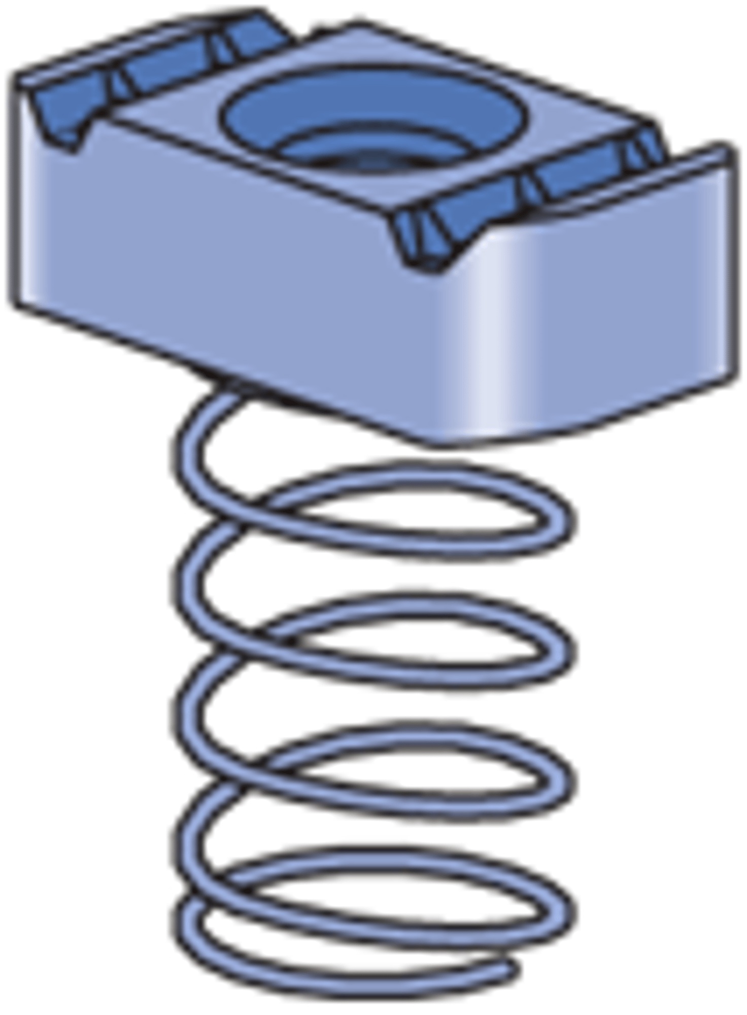 1/4IN Channel Nut With Spring | Mars Electric