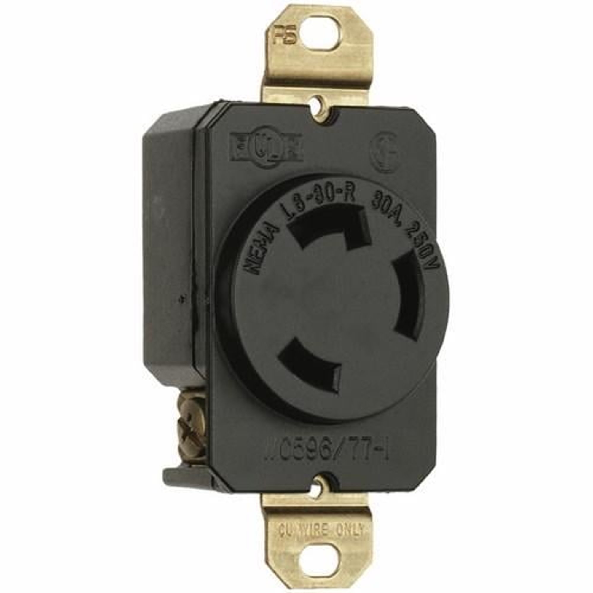 Pass & Seymour L630-R 30 Amp, 250 Volt, Turnlok Single