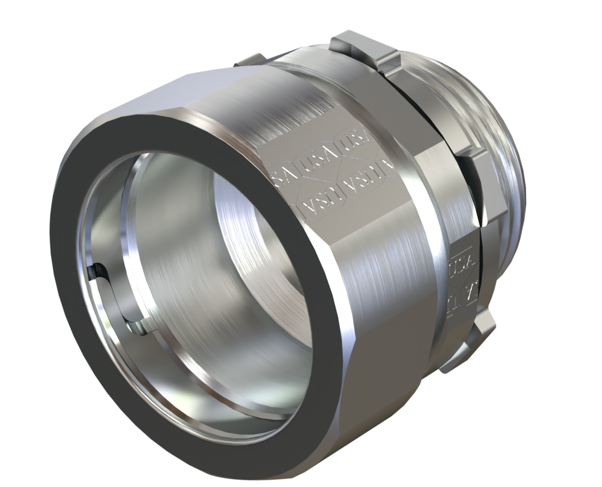 Masses マシス type2 Aluminum 2IN Rigid Compression Connector | Mars Electric