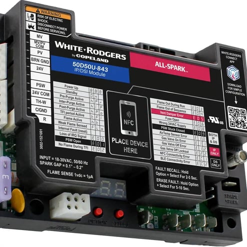 White-Rodgers 50D50U-843 Pilot Ignition Control, For Use With 24V