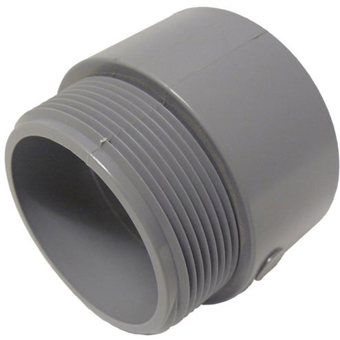 CANTEX 5140110 Male Terminal Adapter, 3 in, PVC | Mars Electric