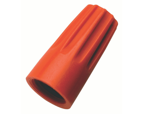 Ideal 30-273 Wirenut Wire Connector, Model 73B Orange, 500/Bag