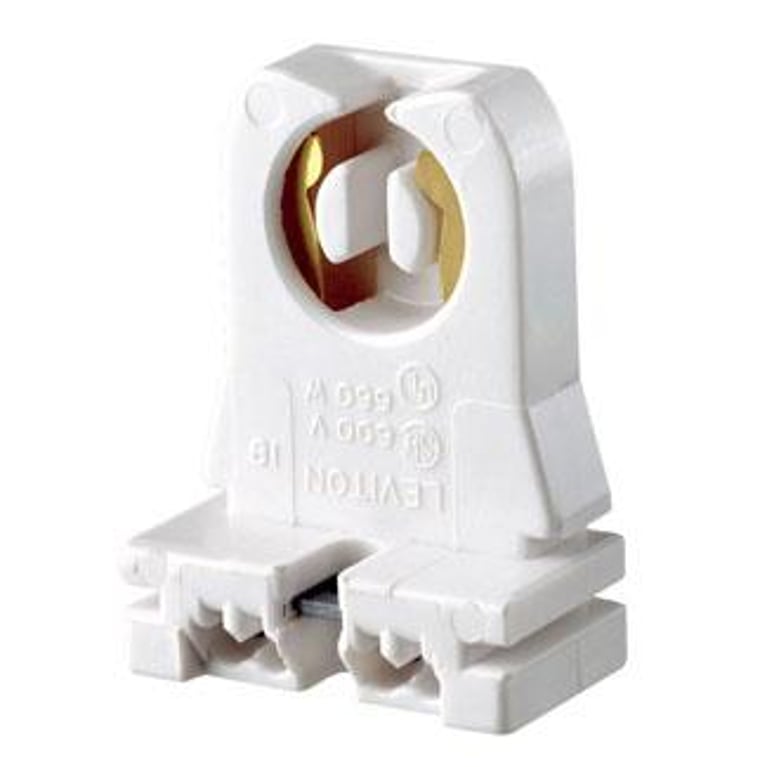 Leviton 13353-N SHORT SLIDE-ON FLUORLAMPHLDR RAPID STARTNON