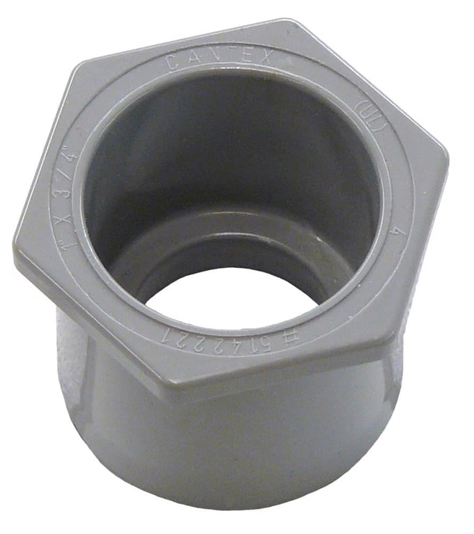 CANTEX 5140867 Bell End Reducer Bushing, 3 x 2 in, For Use With