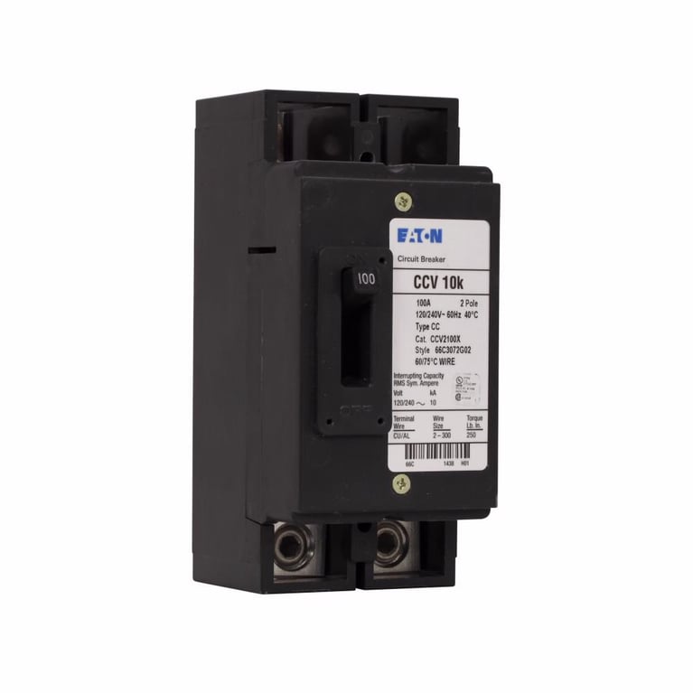 VCTF0.45-2C 2箱　200m Eaton CCV2200X CCV, 2 Pole, 200 Amp, Main Bolt-On Circuit Breaker