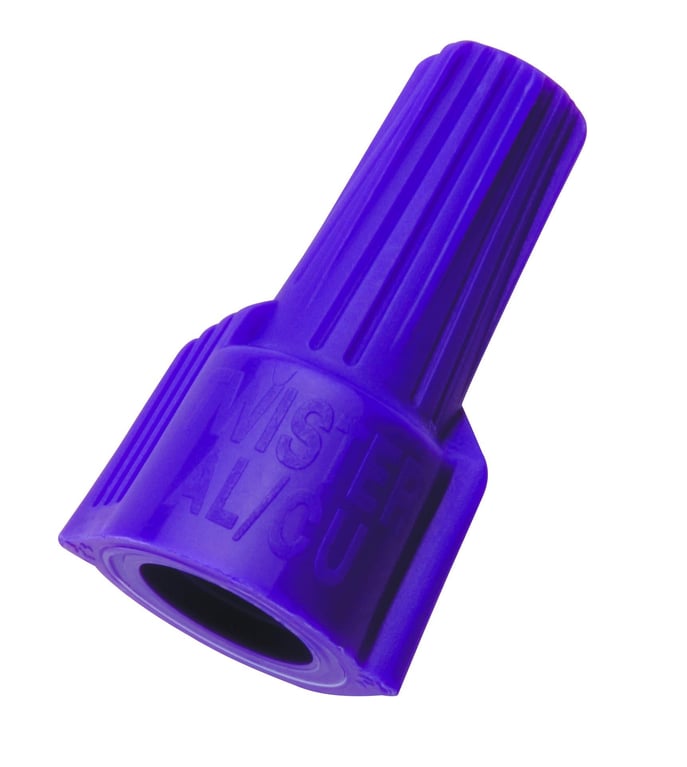 Ideal 30-165 Twister Al/Cu Wire Connector, Model 65, Purple, 25