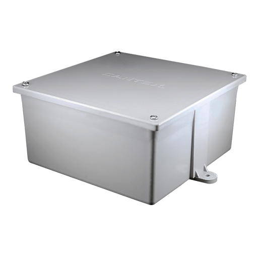 Molded Junction Box, 8 x 8 x 7 in, 433 cu-in Capacity, For