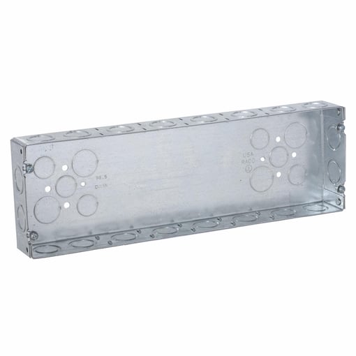 6 Gang Switch Box, 1-5/8IN Deep, 1/2IN and 3/4IN KO | Mars Electric